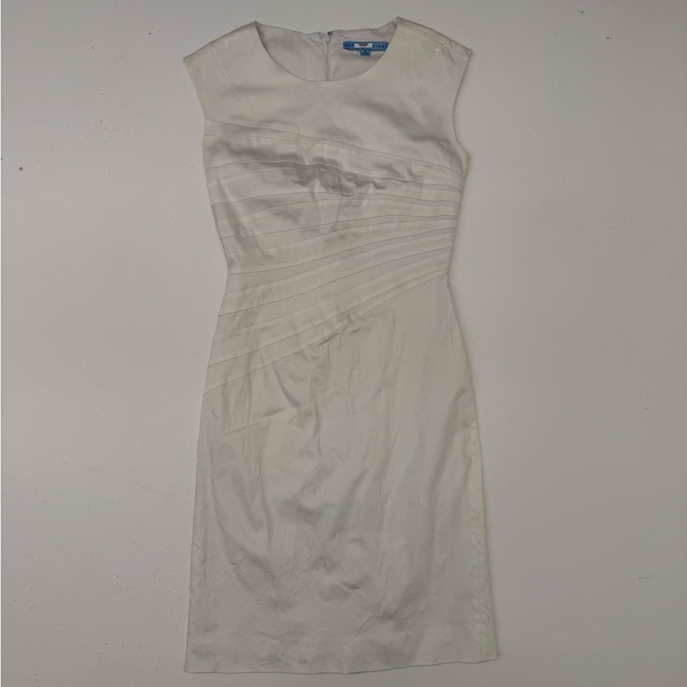 ANTONIO MELANI Elegant Cream Midi Dress